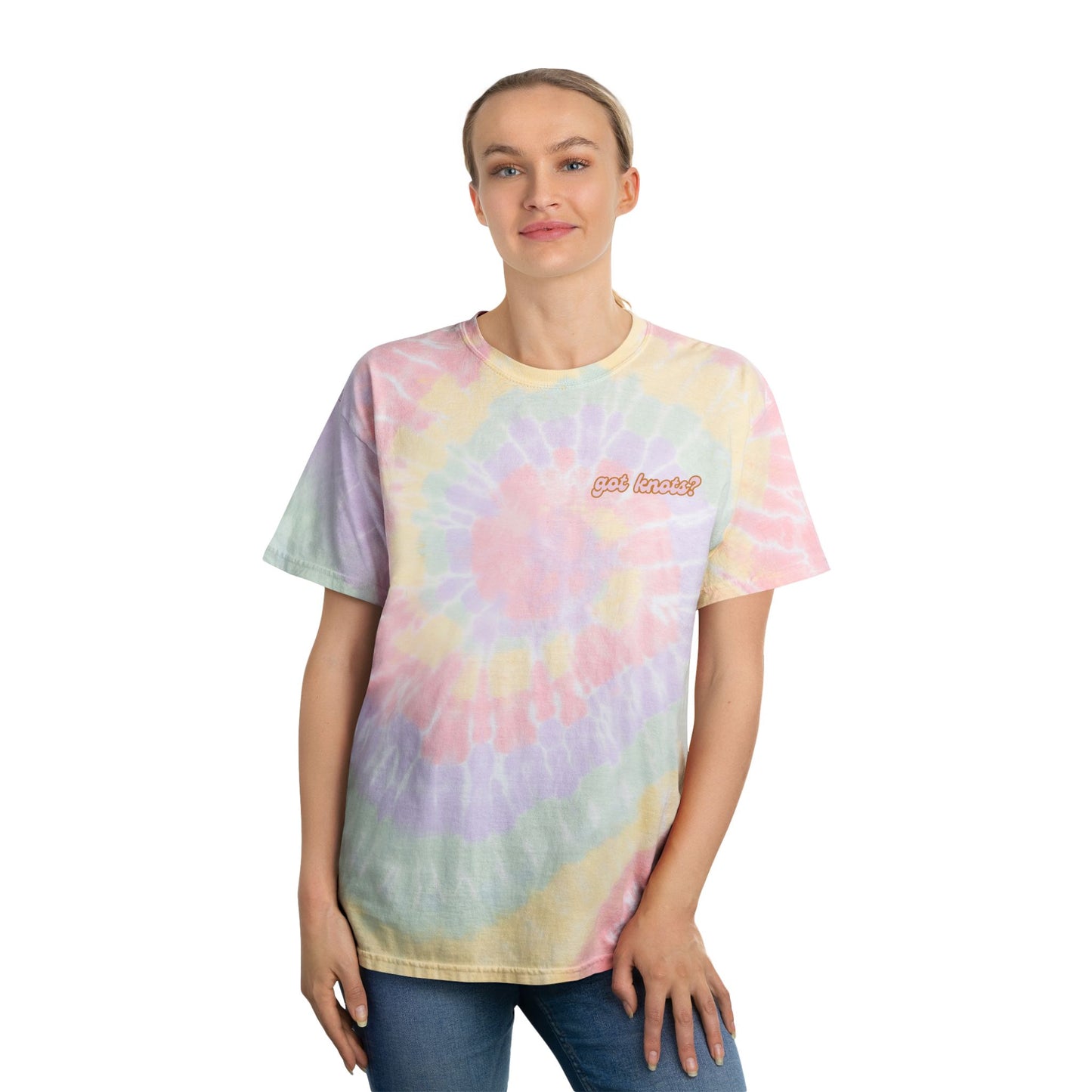 Got Knots? Oversized Tie Dye Spiral Tee