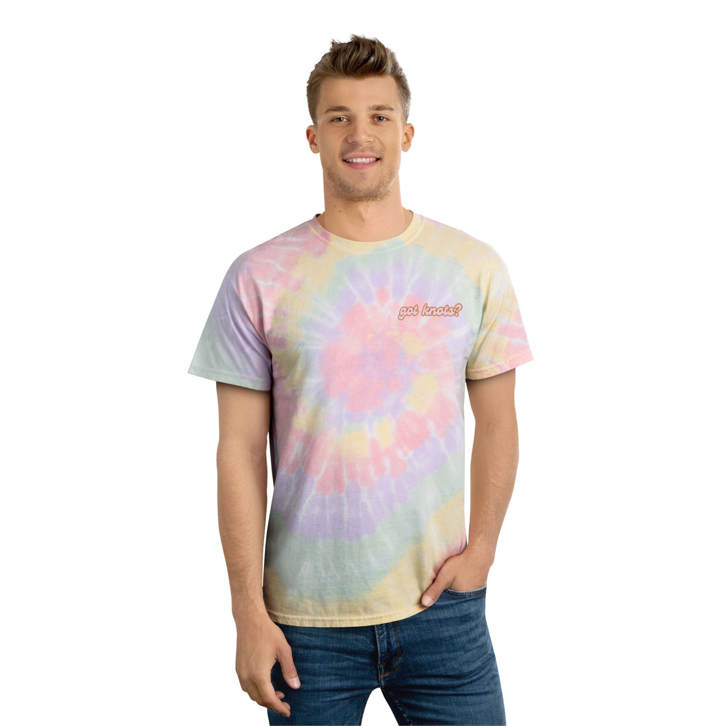 Got Knots? Oversized Tie Dye Spiral Tee