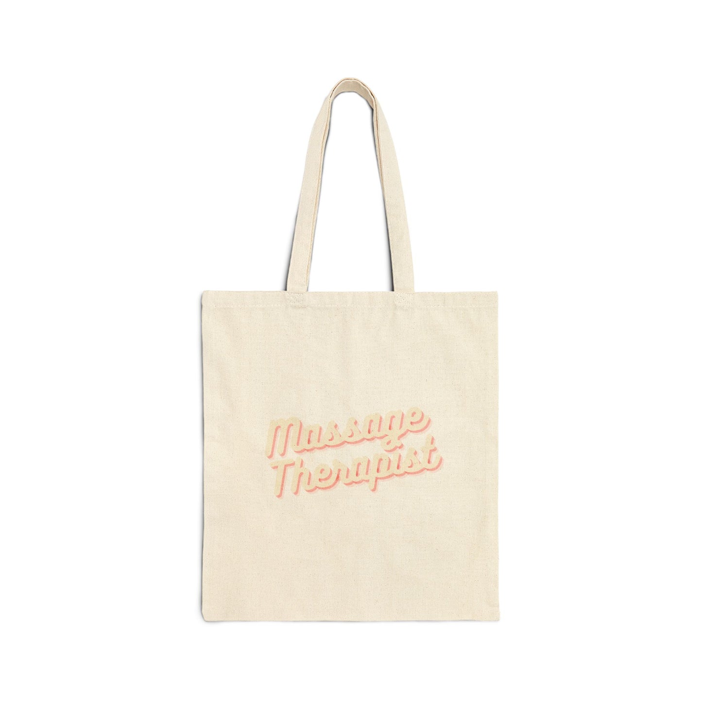 Massage Therapist Cotton Canvas Tote Bag