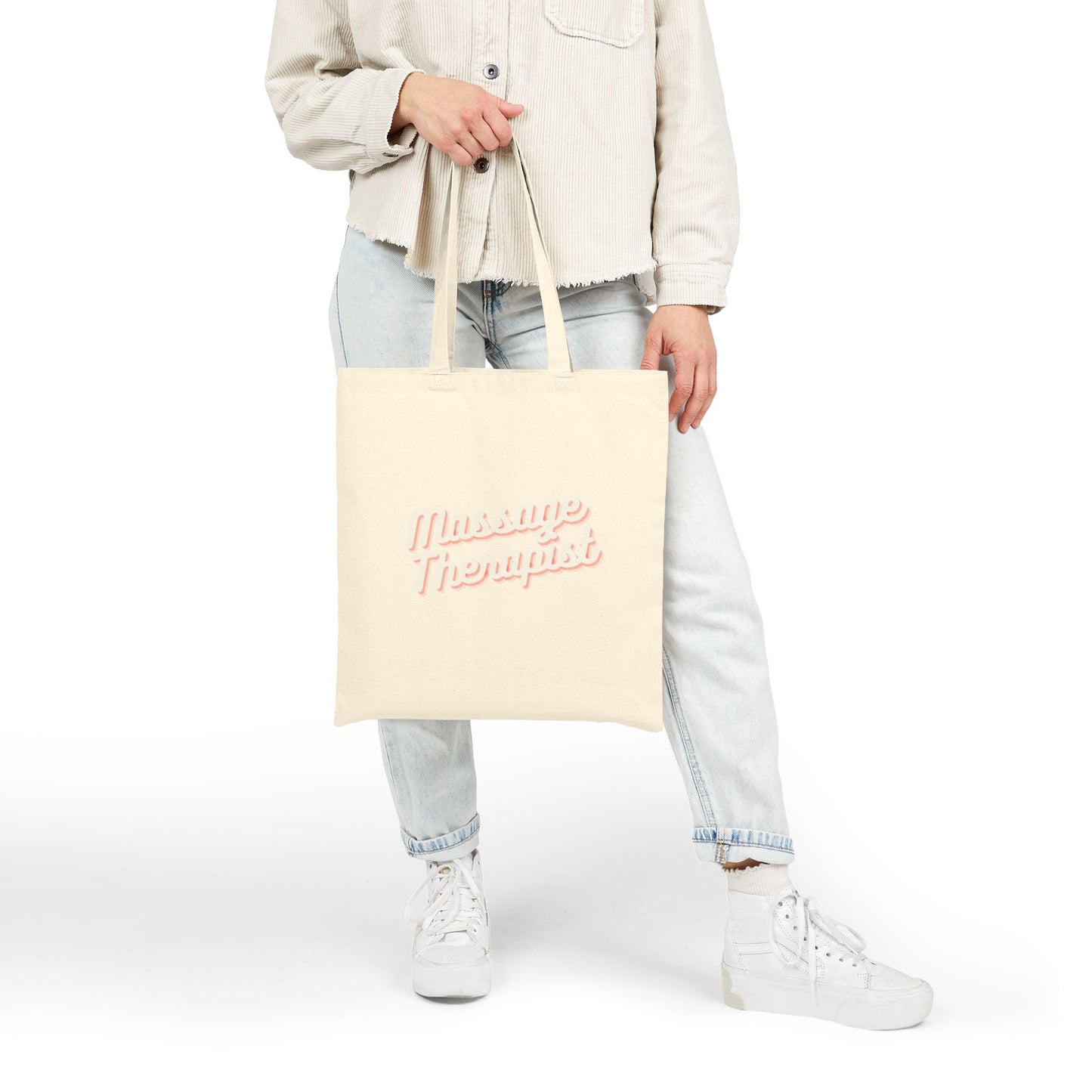 Massage Therapist Cotton Canvas Tote Bag