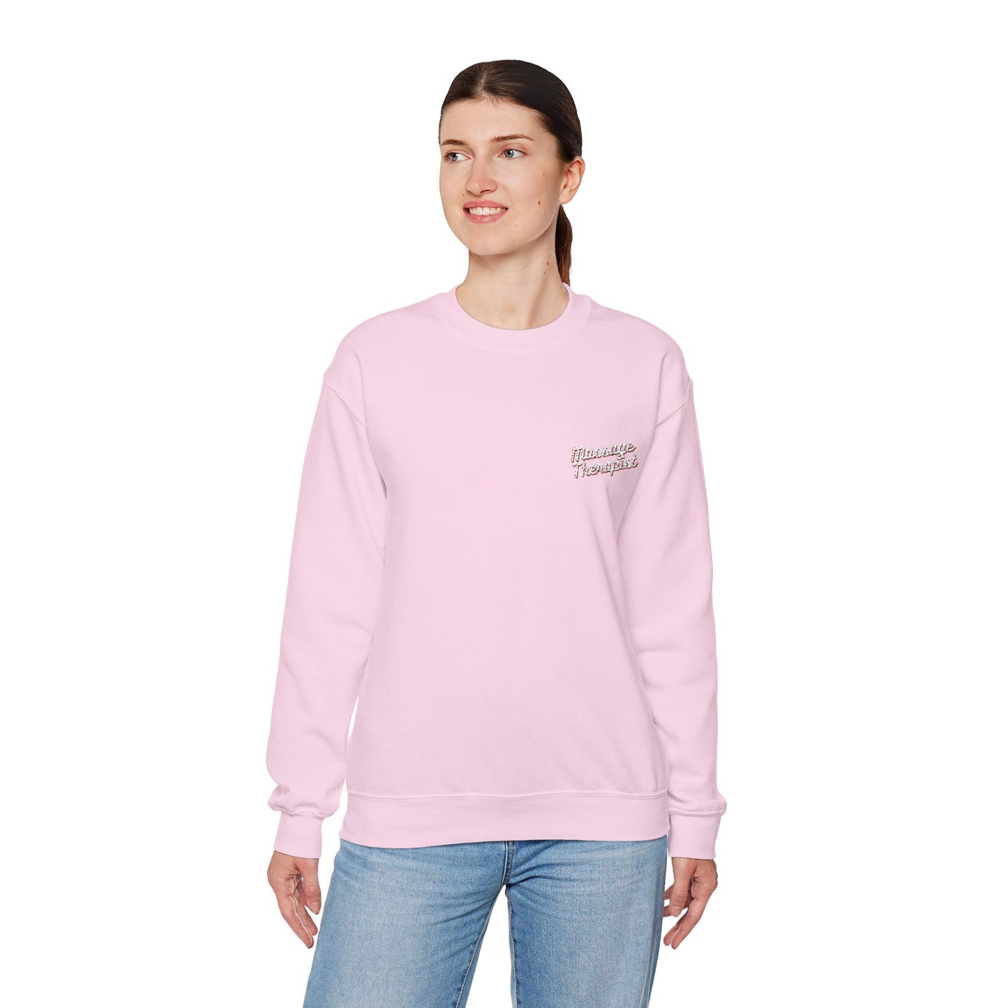 Massage Therapist Embroidered Crewneck